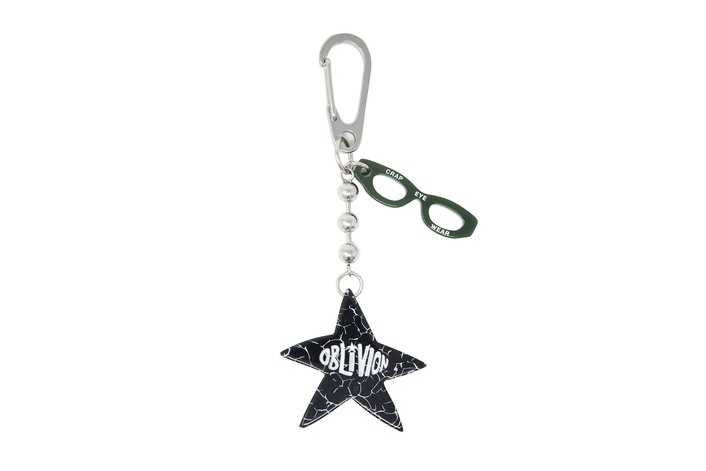 Oblivion Star Keychain - Cracked Marble Bio